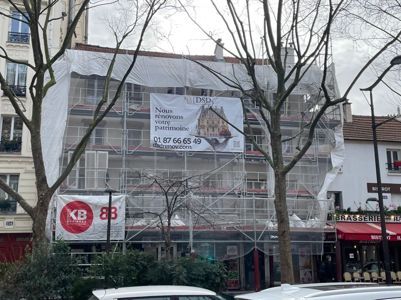 Prix d'un ravalement à Paris