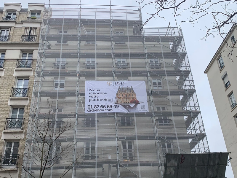 Prix d'un ravalement de façade à Paris