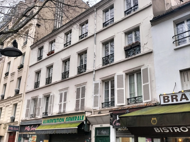 Façade en plâtre