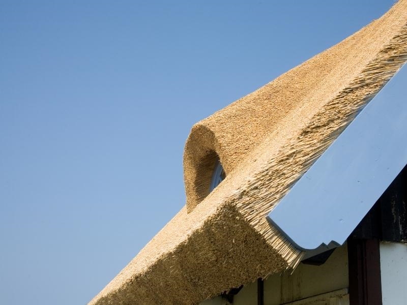 Maison en toit de chaume