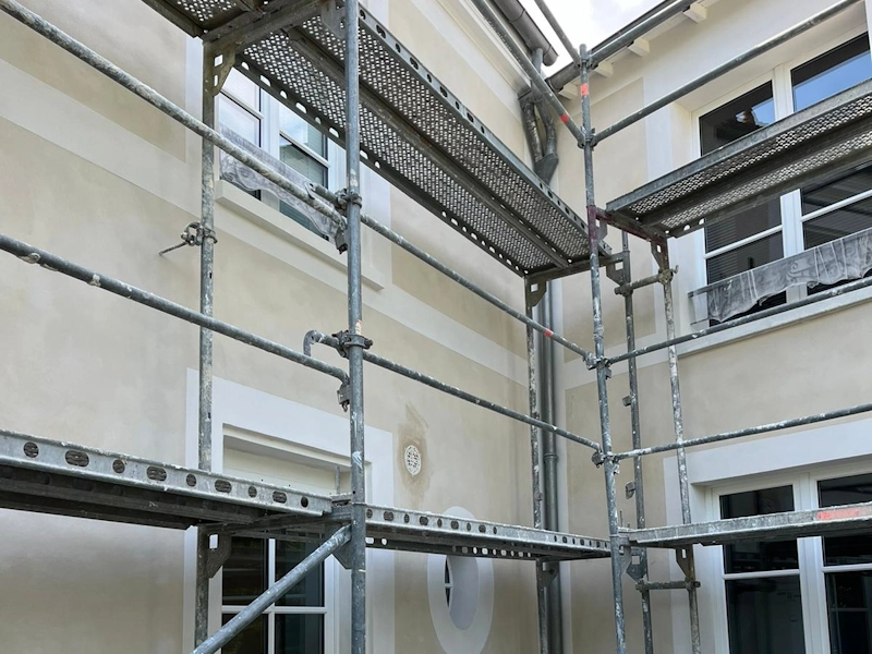 Ravalement façade en plâtre