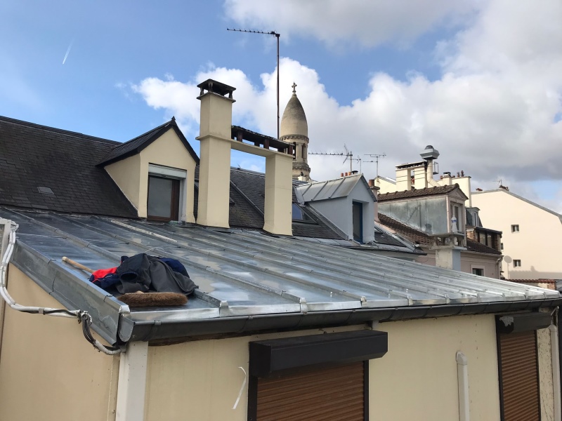 Toit en zinc dans le Val d'Oise