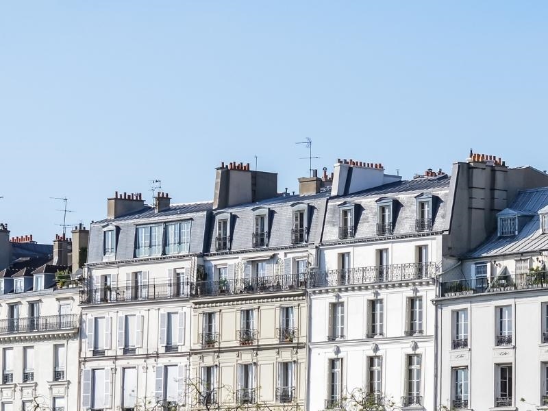 Cheminée et toit haussmannien