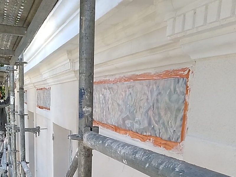 Restauration d'une façade ancienne