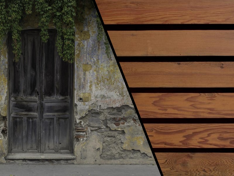 Bardage sur maison ancienne