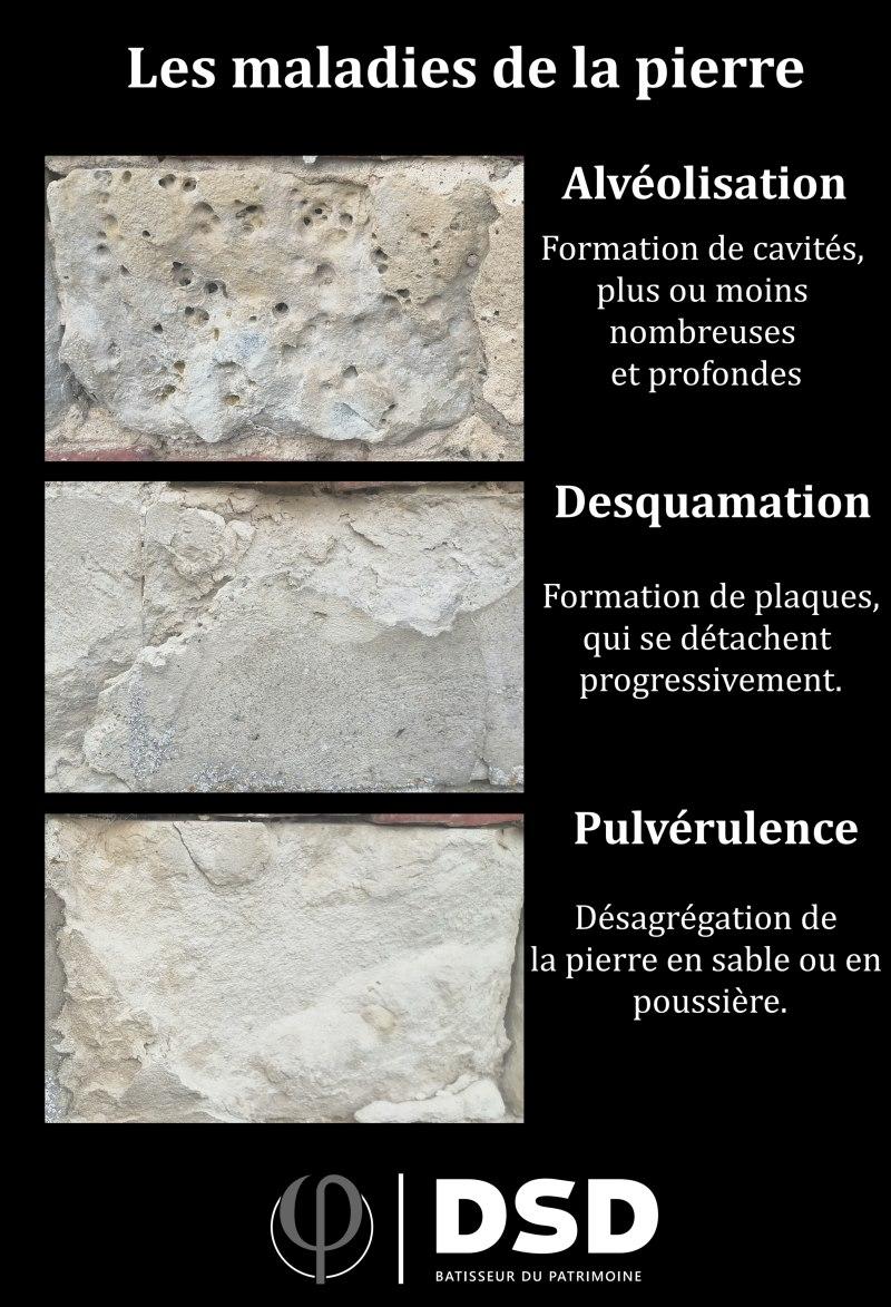Maladies de la pierre de taille