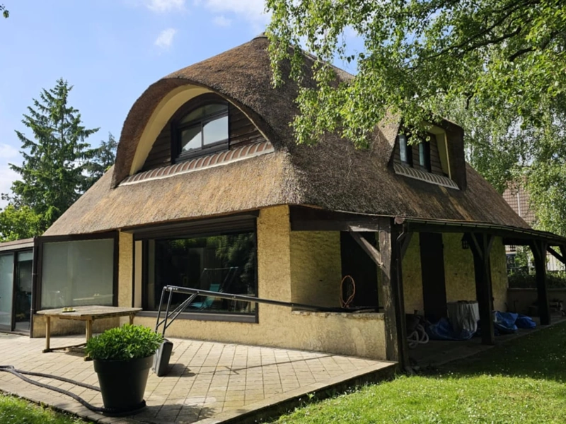 Toit de chaume moderne