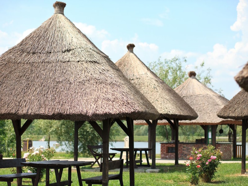 Toit de chaume pour pergola