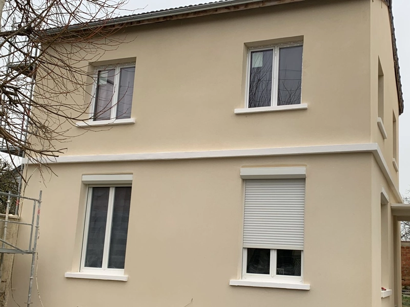 Enduit au ciment extérieur
