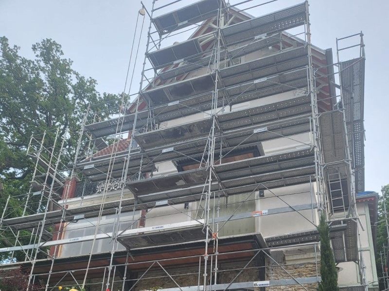 Rénovation d'une façade ancienne