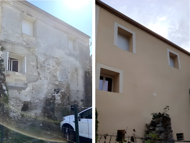 Role d'un enduit pour mur extérieur