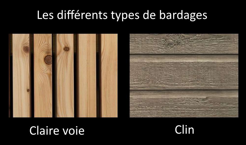 Bardage claire voie ou bardage clin ?