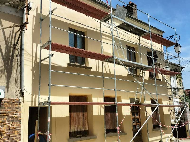 Entreprise de rénovation de façade à Paris et en Île-de-France Ravalement extérieur d'une façade