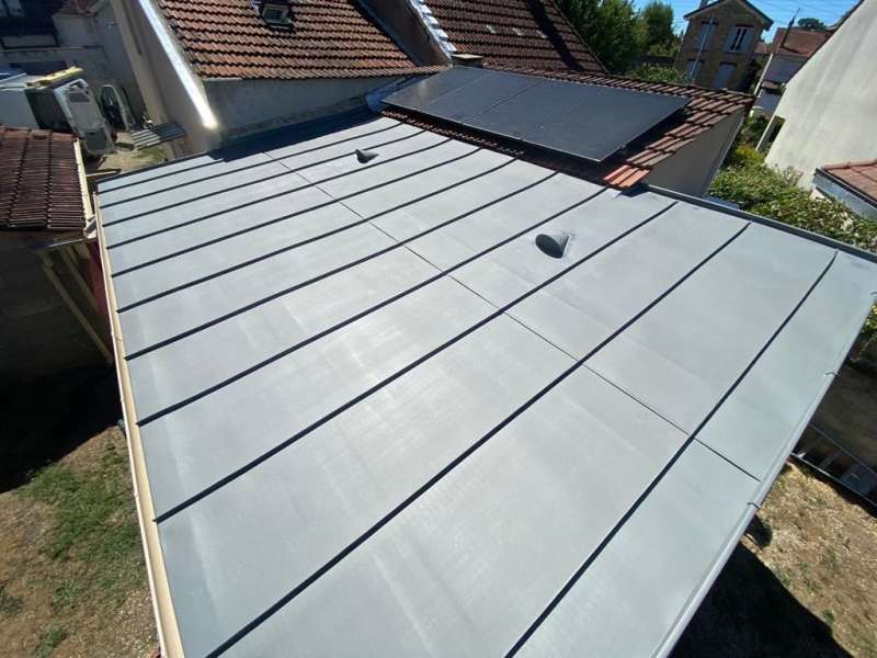 Toiture en zinc à Evry-Courcouronnes