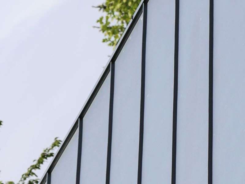 Bardage joint debout pour façade