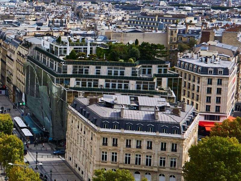 Toits végétalisés à Paris