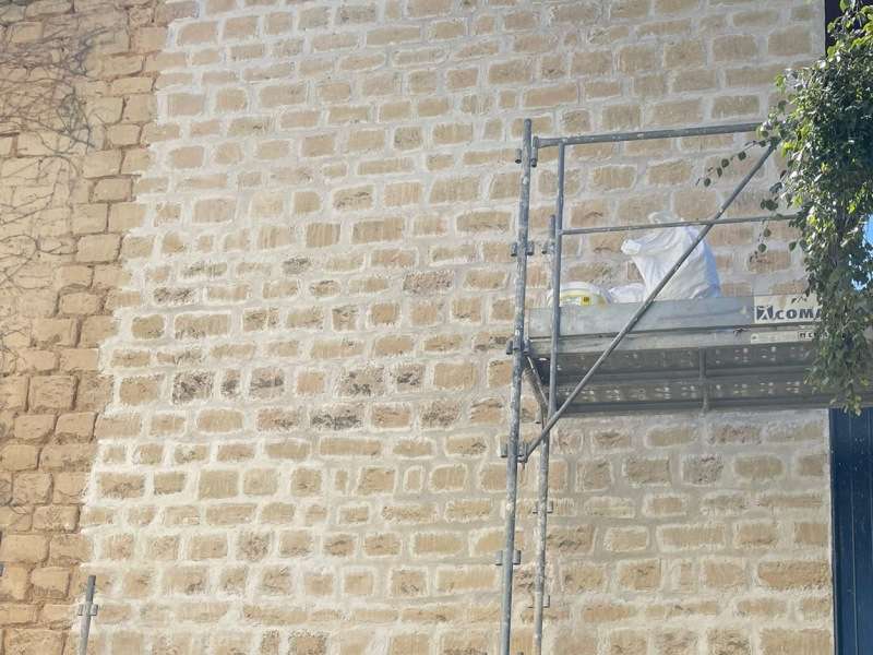 Rejointoiement facade pierre apparente