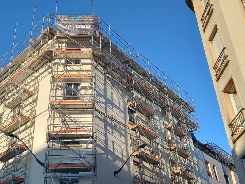 Restauration d'un immeuble à Paris