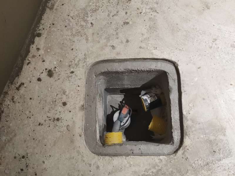 Drainage intérieur d'une cave