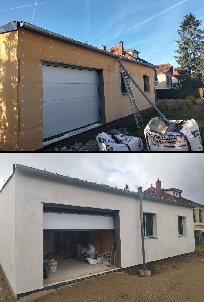 Enduit exterieur sur ite