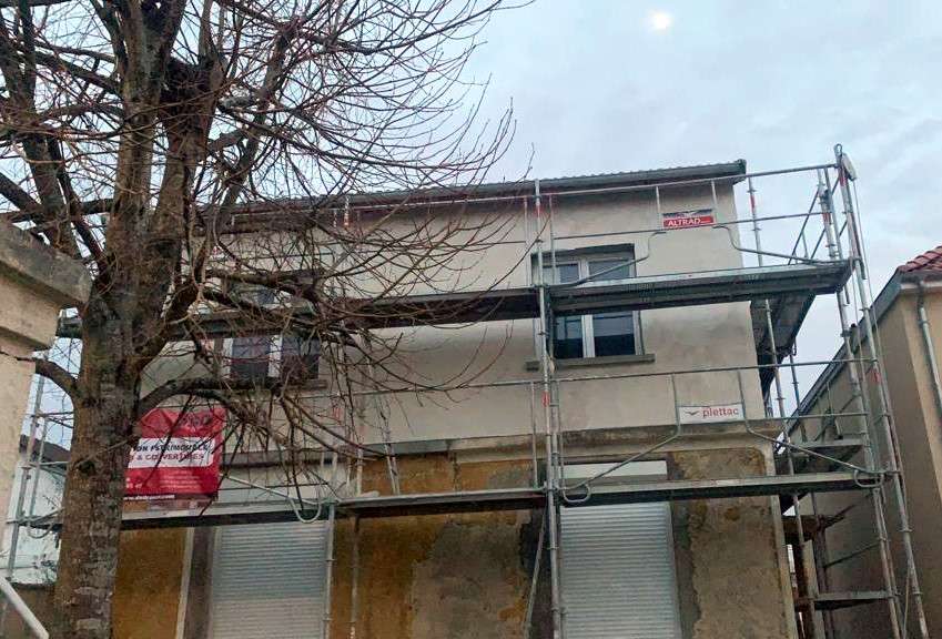 Ravalement exterieur a louvres