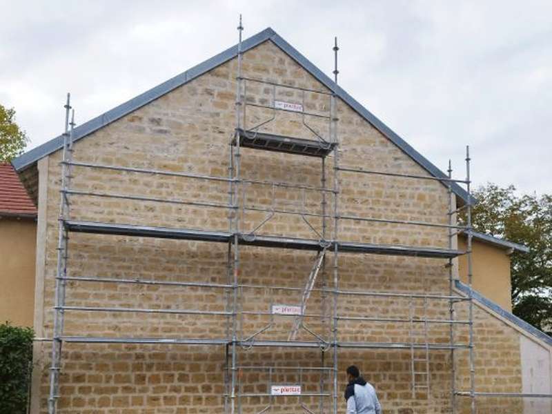 Nos ravalements Rénovation d'une façade en pierre à Maisons-Laffitte (78)