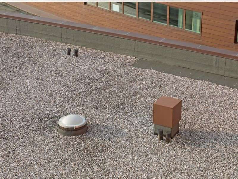 Toiture terrasse gravillonnée