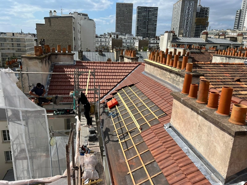Budget pour refaire une toiture en tuiles