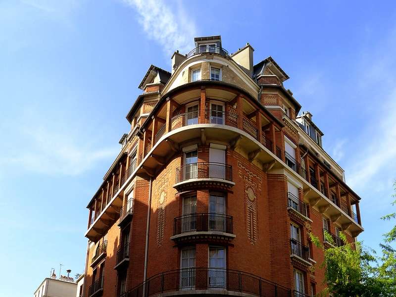 Façade en brique