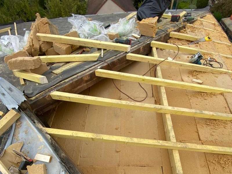 Rénovation de toiture et isolation intérieure