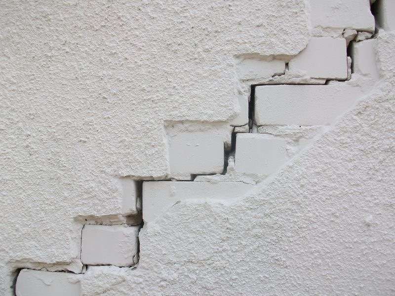 Fissure de maison profonde