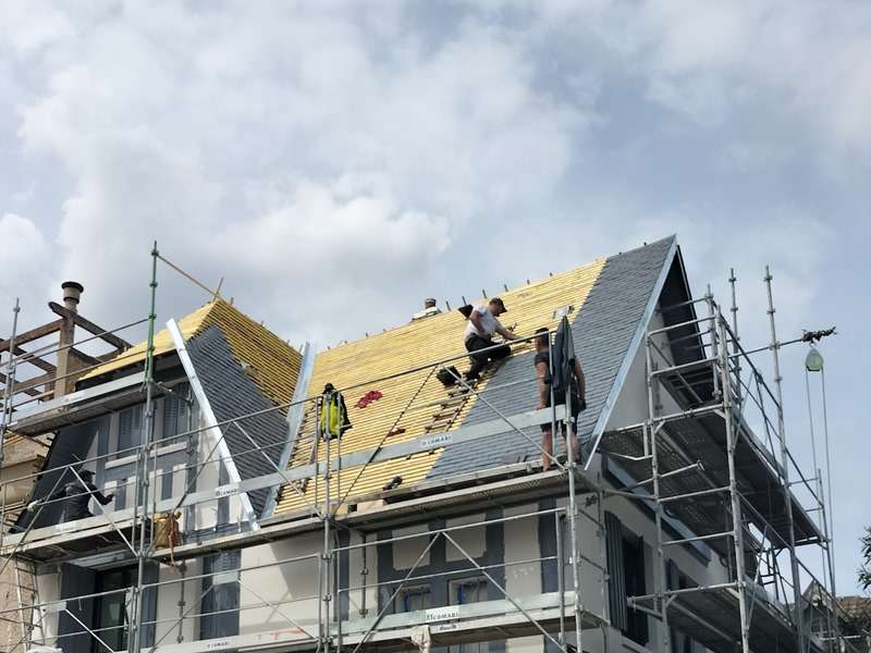 Remplacer du shingle par de l'ardoise Pose d'ardoise naturelle