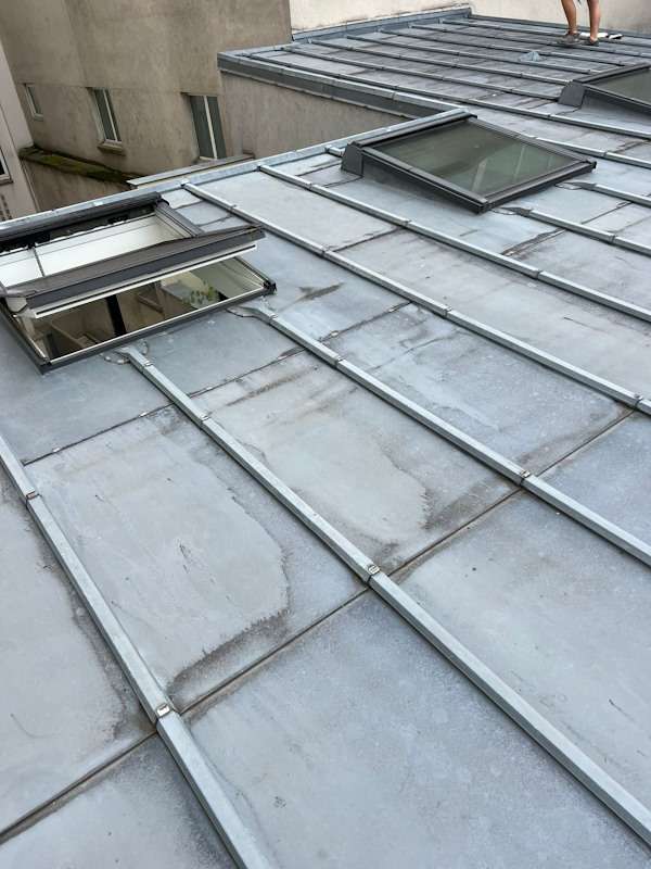 Remplacement toiture zinc paris