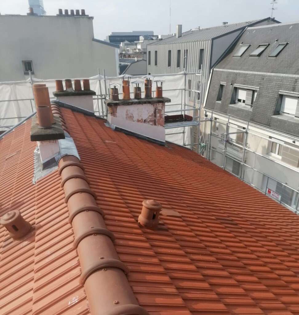 Renovation toiture en tuiles 92