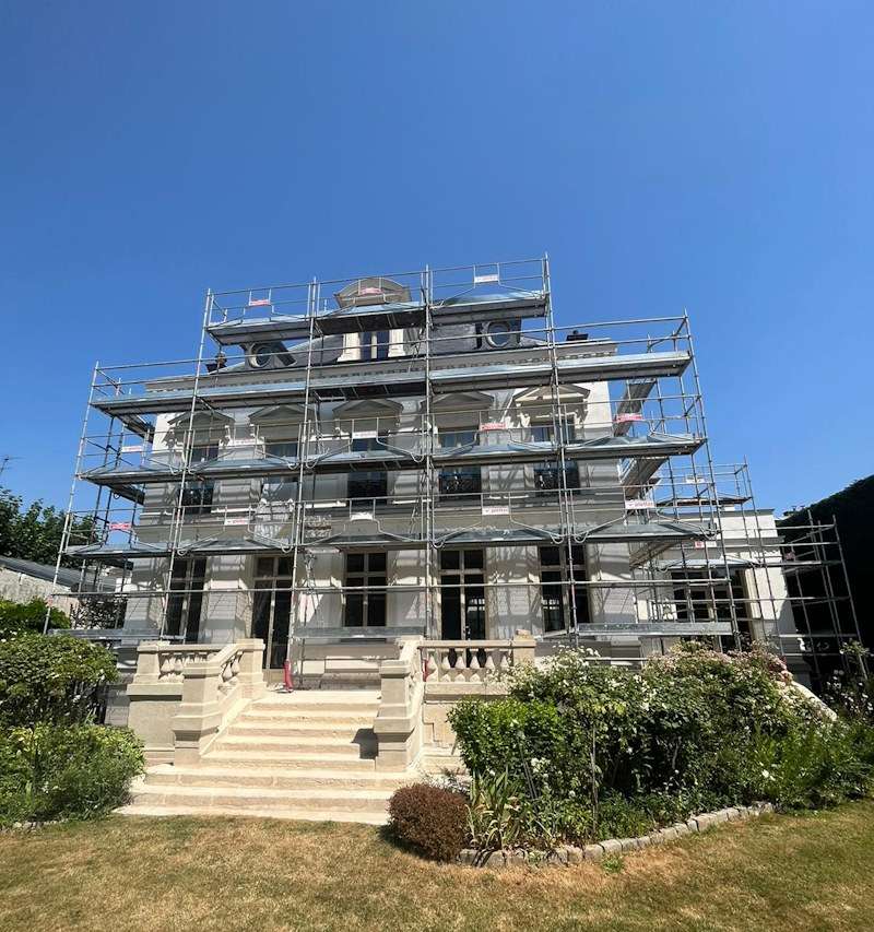 Restauration de facade ancienne 78