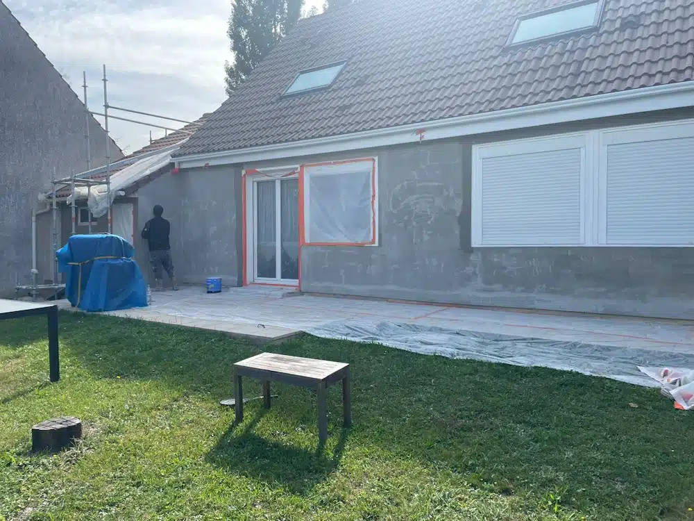Enduit de facade val doise