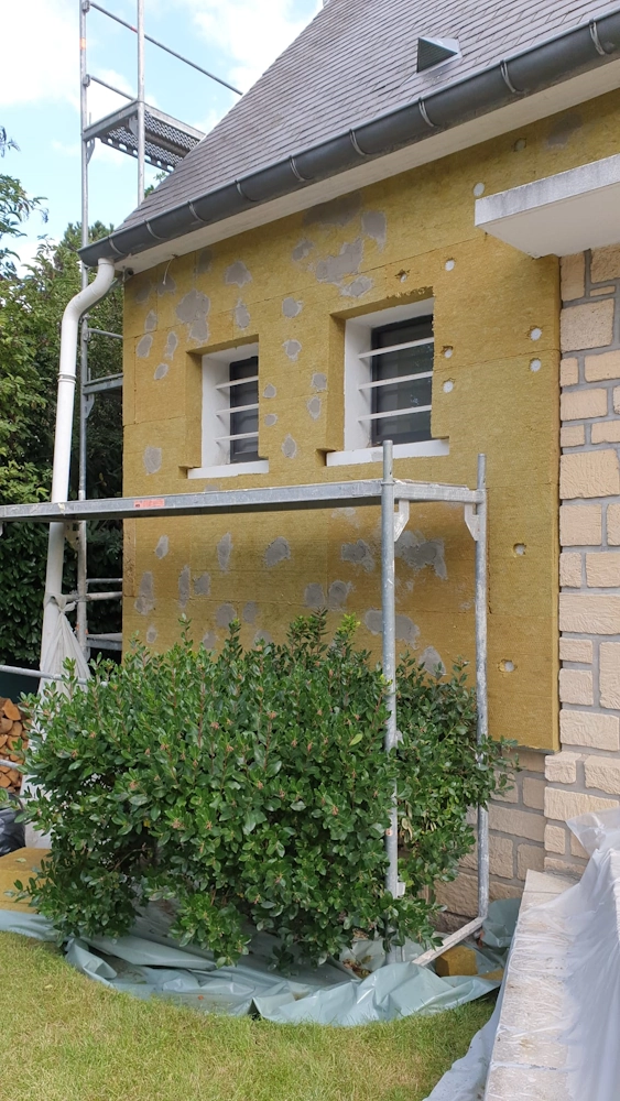 Isolation thermique facade bougival