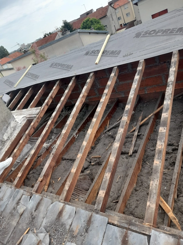 Retrait toiture champigny sur marne