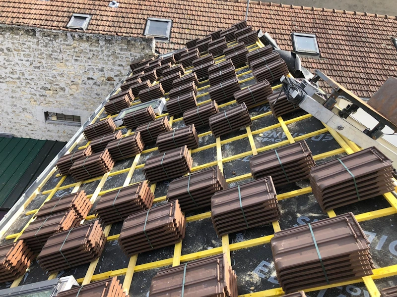 Pose toiture tuiles mecaniques