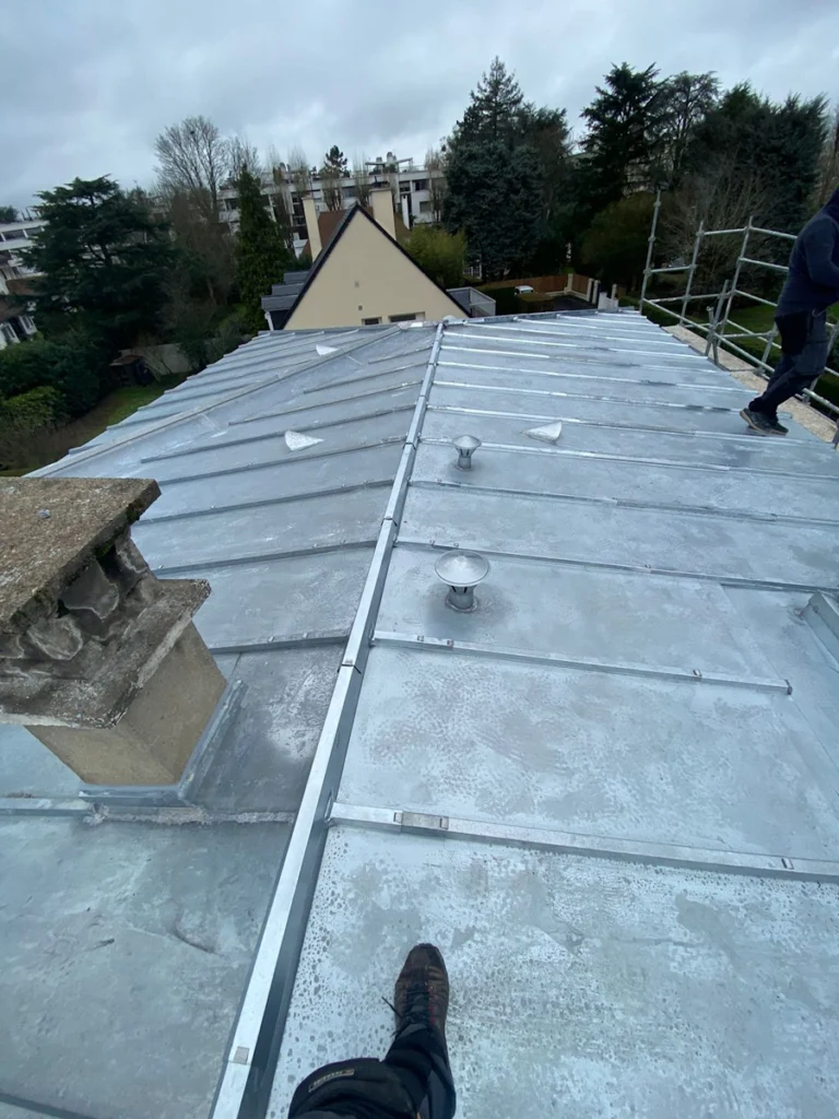 Toiture en zinc a vaucresson