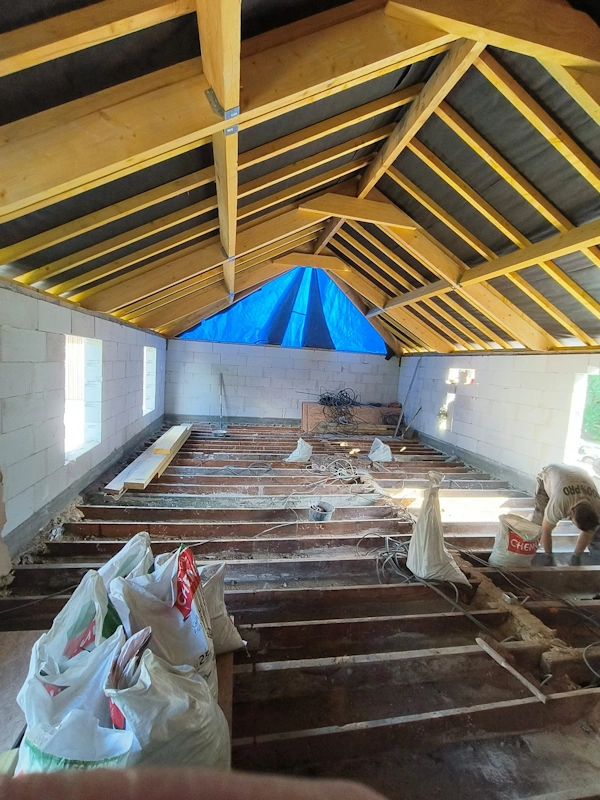 Surelevation de toiture dans les yvelines