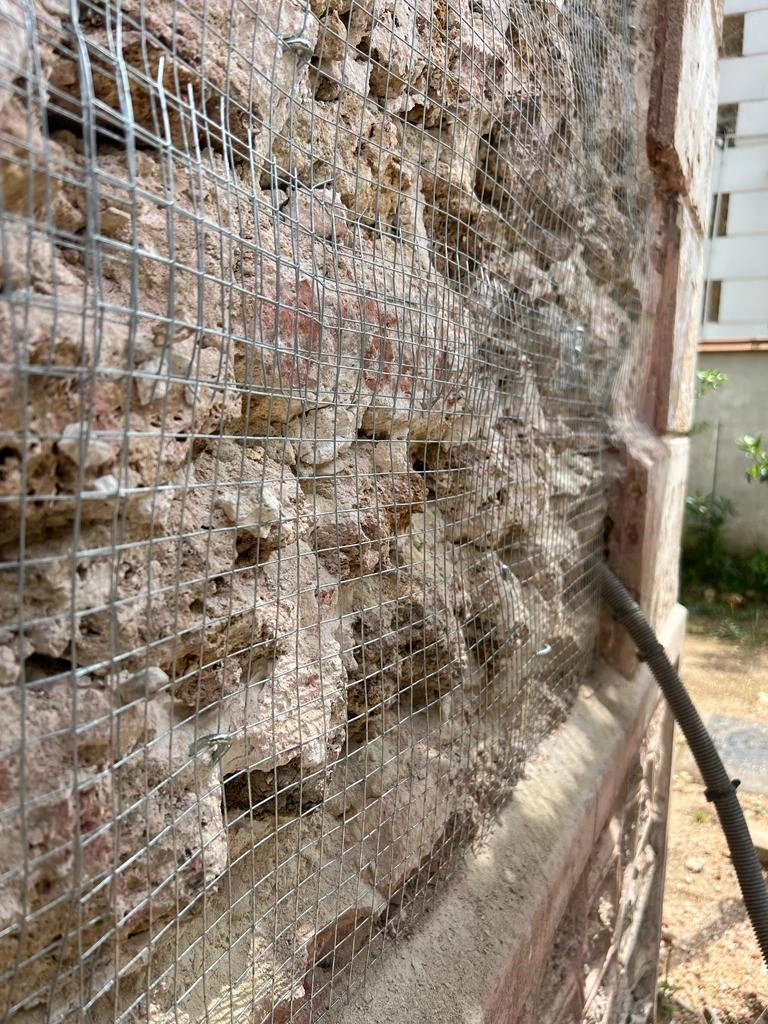 Enduit de facade arme