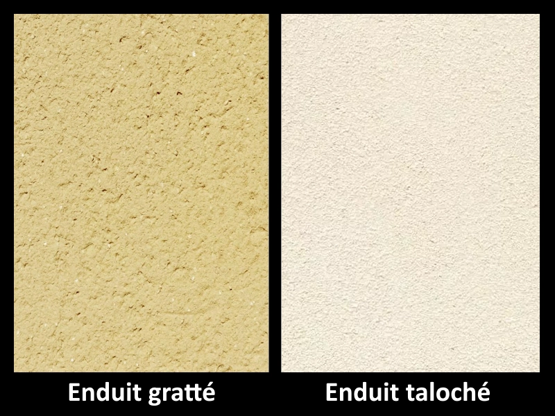 Enduit gratté ou taloché ?