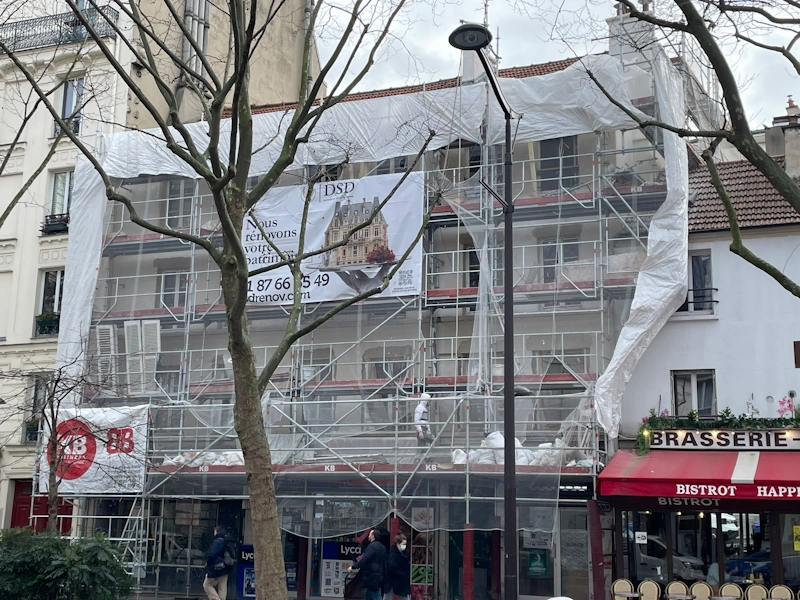 Entreprise de ravalement immeuble paris