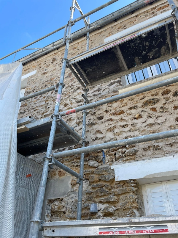 Renovation de facade en pierre