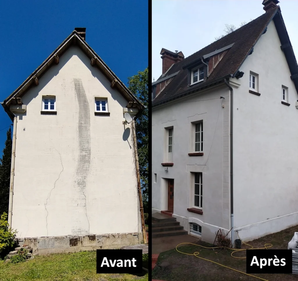 Renovation de facade lisle adam