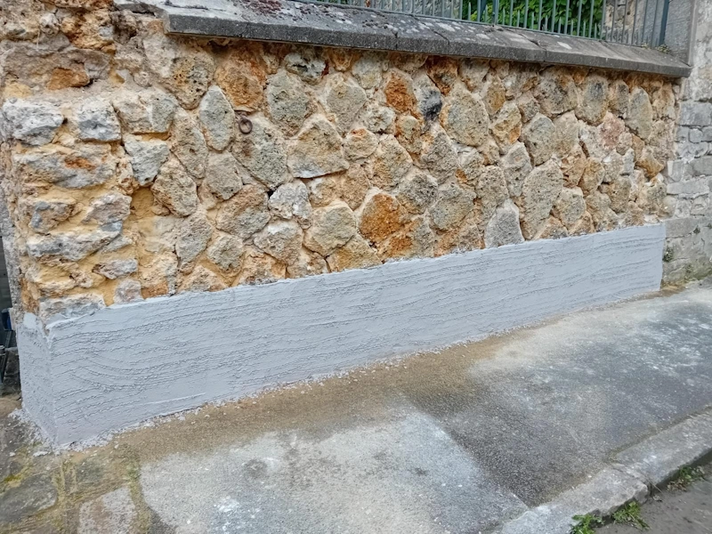 Renovation muret 91