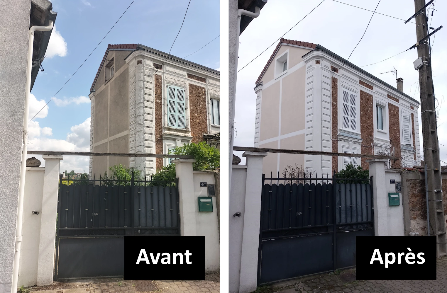 Ravalement de façade à Villemoisson sur Orge