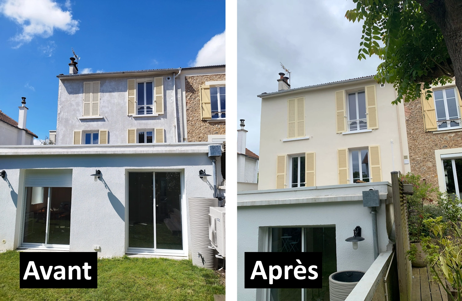 Ravalement de façade Hauts-de-Seine : avant/après