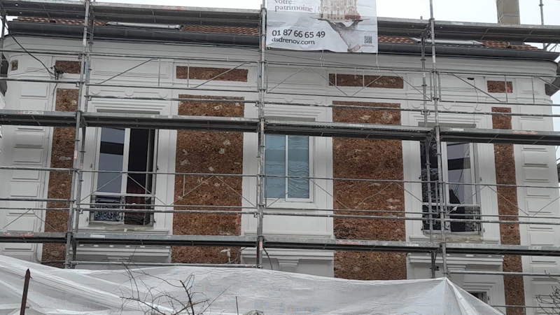 Ravalement facade meuliere 91